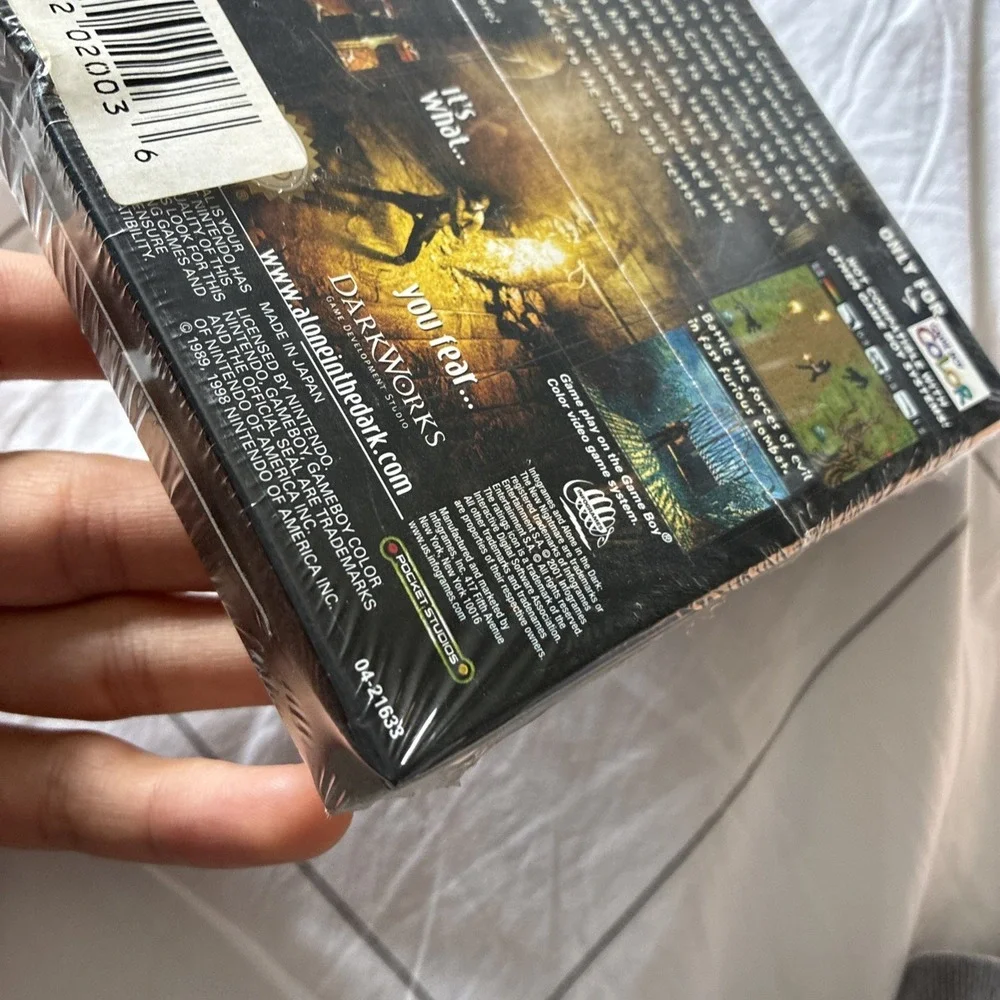 Alone in the Dark The New. Nightmare GBC Game Boy Color CIB ! Partially Sealed